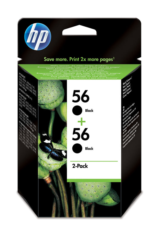 HP 56 ink cartridge 2 pc(s) Original High (XL) Yield Photo black