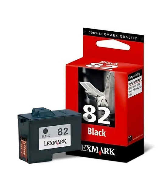 Lexmark #82 Black Print Cartridge ink cartridge Original