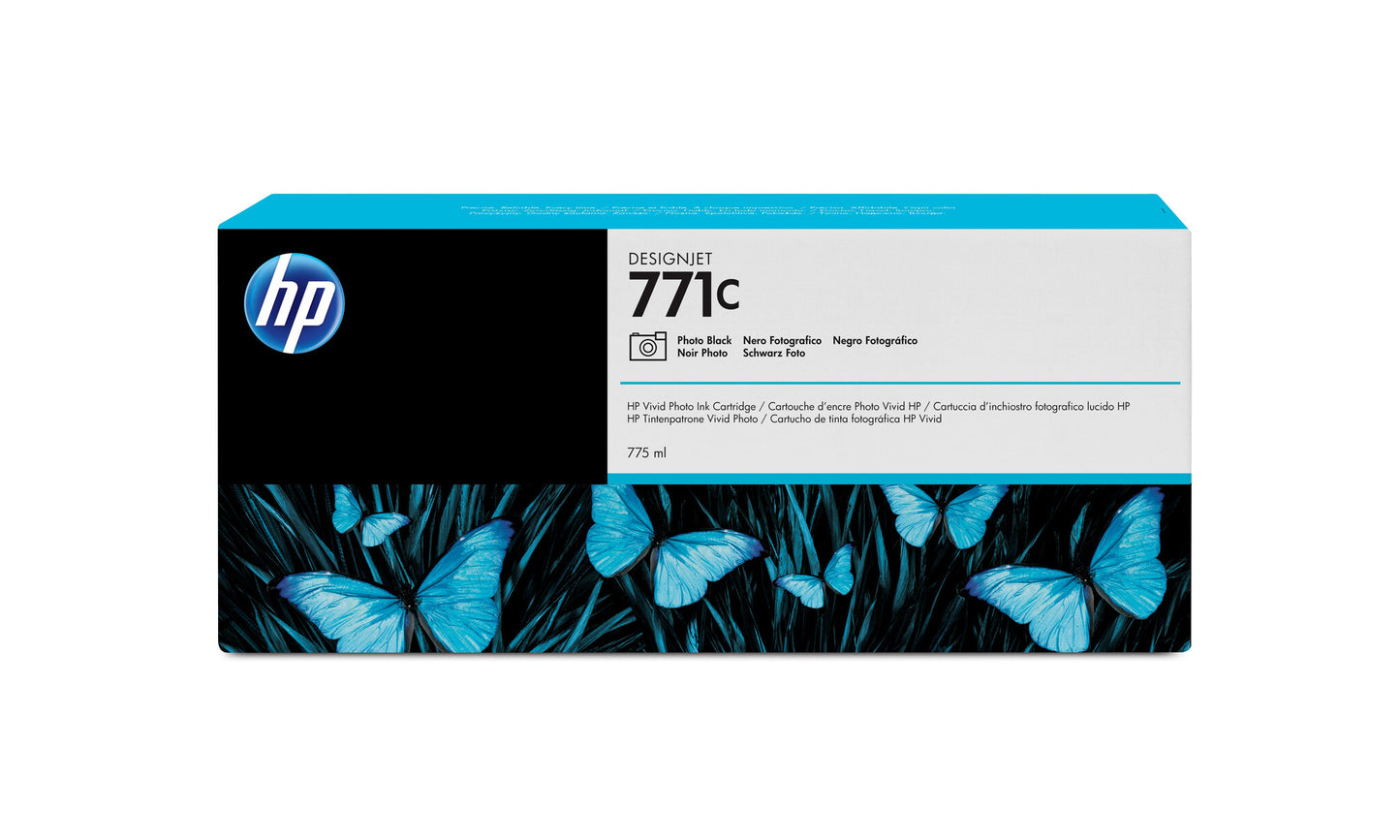 HP 771C 775-ml Photo Black DesignJet Ink Cartridge