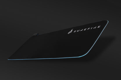 SureFire Silent Flight RGB-680 Gaming mouse pad Black