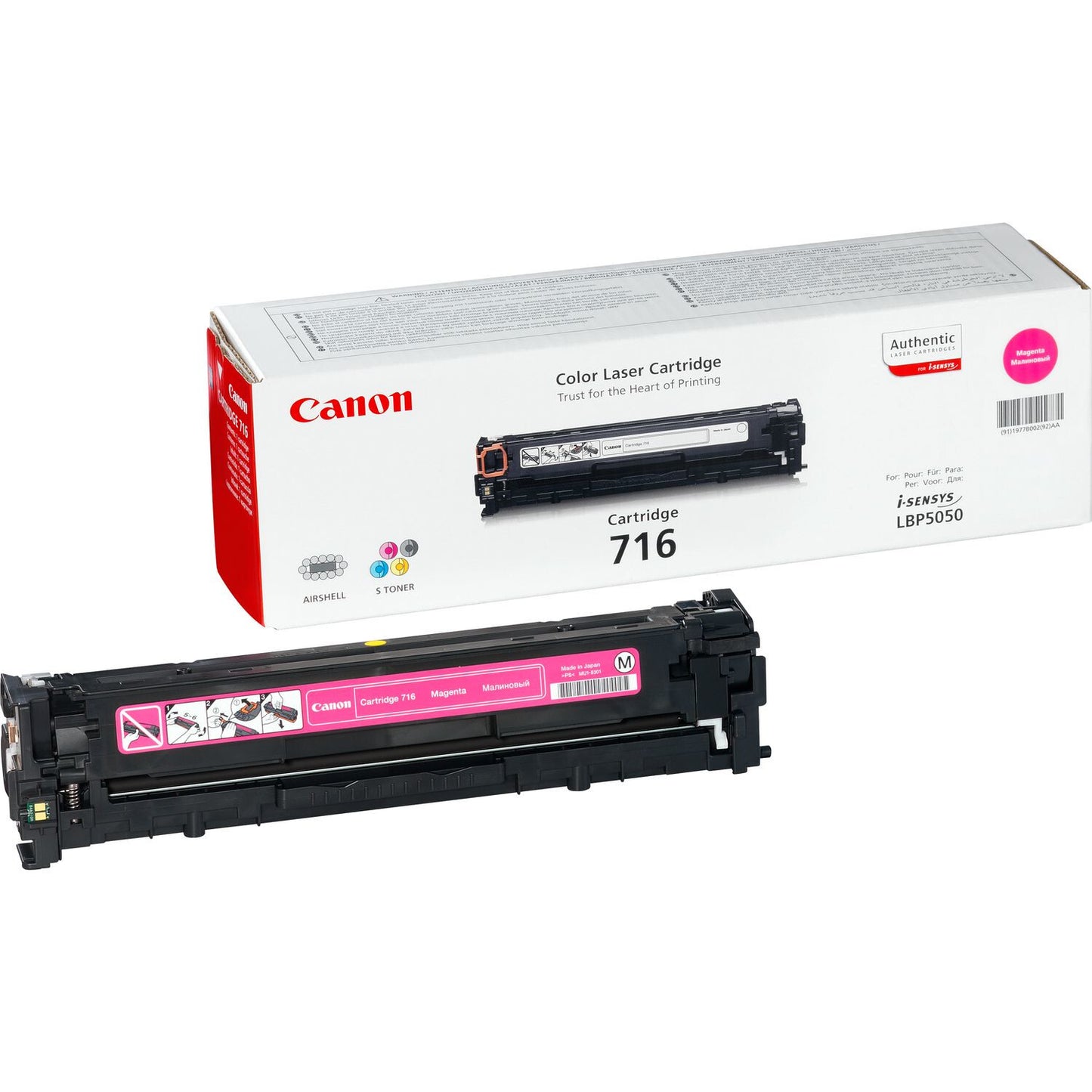 Canon Toner 716 toner cartridge 1 pc(s) Original Magenta