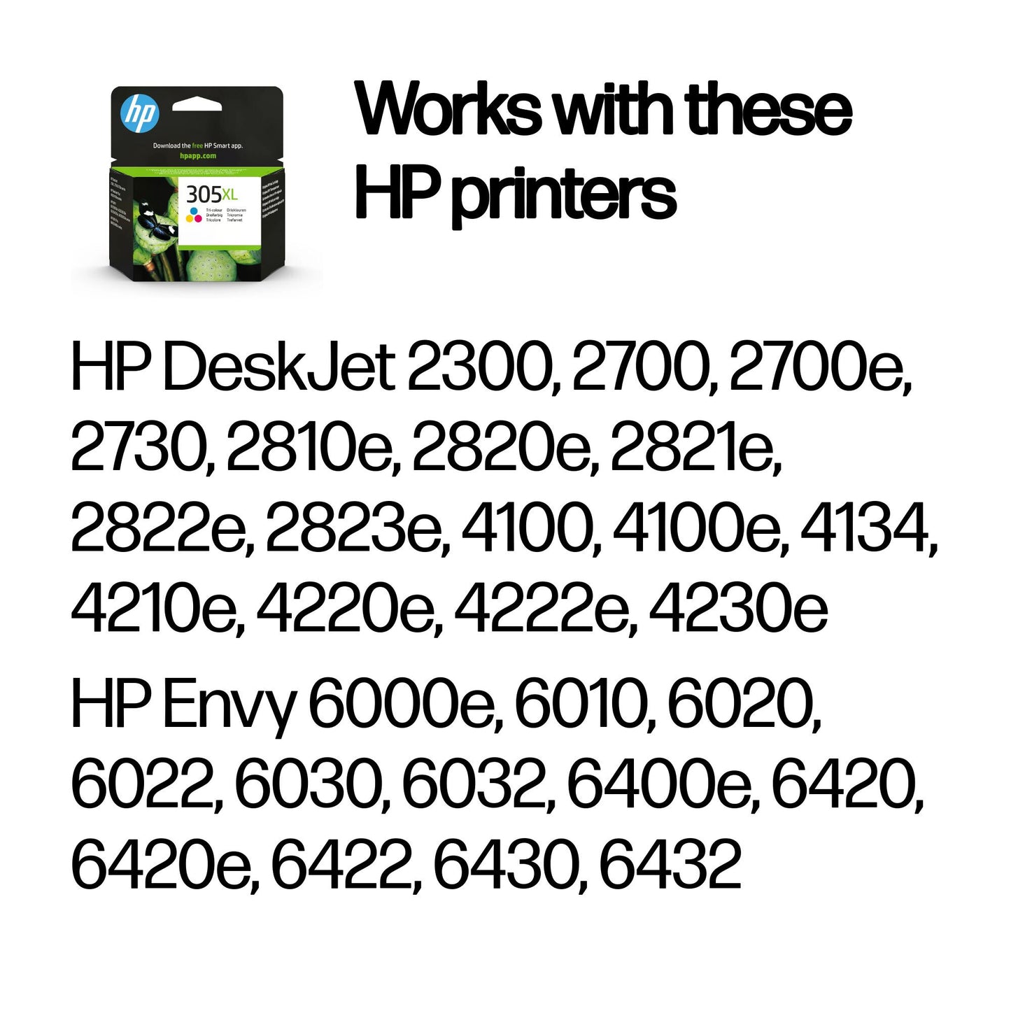 HP 305XL High Yield Tri-color Original Ink Cartridge