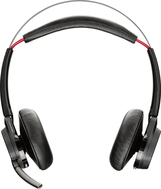 POLY Voyager Focus UC Headset Wireless Head-band Office/Call center Bluetooth Black