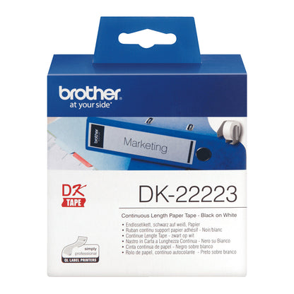 Brother DK-22223 printer label White