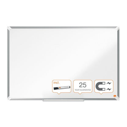 Nobo Premium Plus Enamel Magnetic Whiteboard 900x600mm
