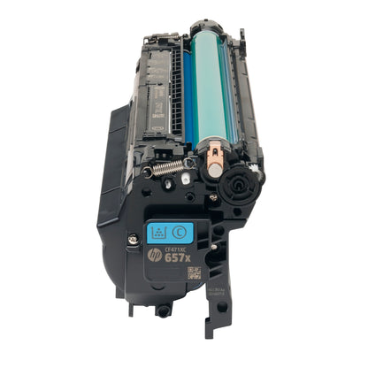 HP 657X High Yield Cyan Original LaserJet Toner Cartridge