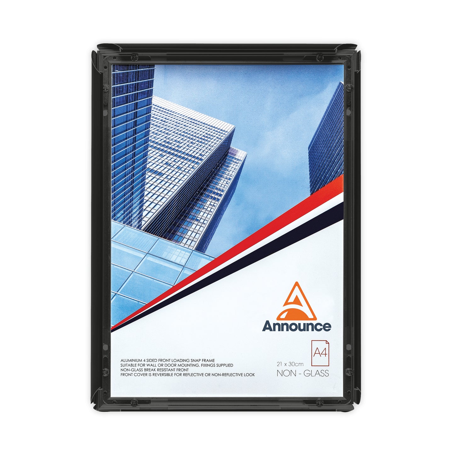 Announce Snap Frame A4 Black AA06222