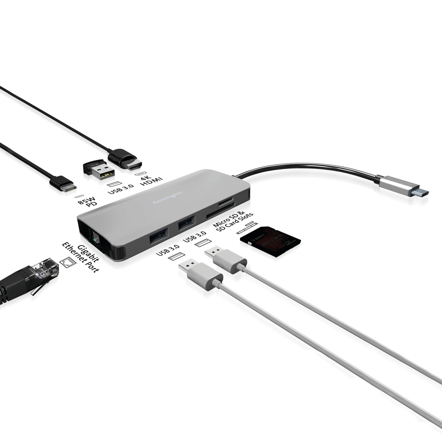 Kensington UH1400p USB-C Mobile Hub