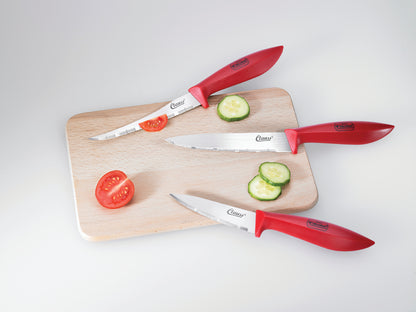 Clauss 3-Piece Paring Vegetable and Utility Kitchen Knife Set CL-80000