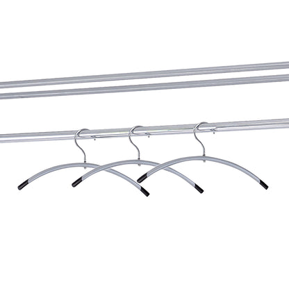 Alba Coat Hanger 255x430x45mm Metal (Pack of 6) PMCINMET