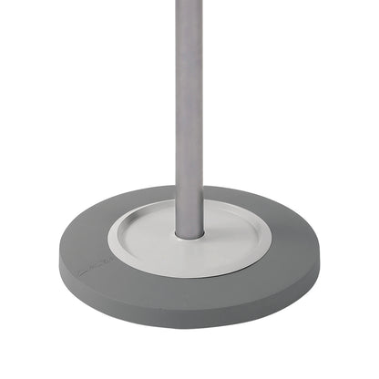 Alba Festival High Capacity Coat Stand with Umbrella Holder 350x350x1870mm Silver/White PMFESTY2BC