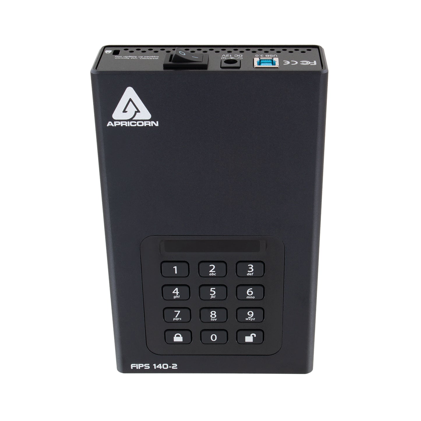 Apricorn Aegis Padlock DT 256-Bit AES-XTS Encryption External Hard Drive 2TB ADT3PL256F2000EM