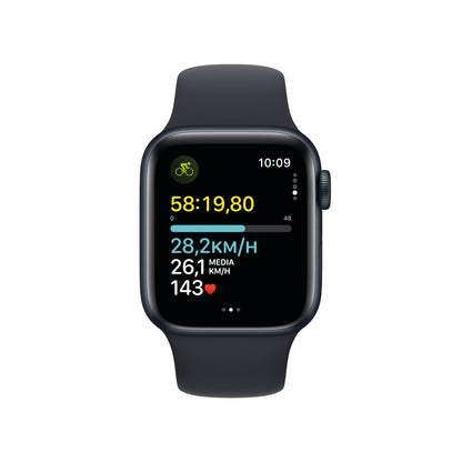 Apple Watch SE 2022 OLED Touchscreen 32GB Wi-Fi GPS 44mm Medium/Large MR9Y3QA/A