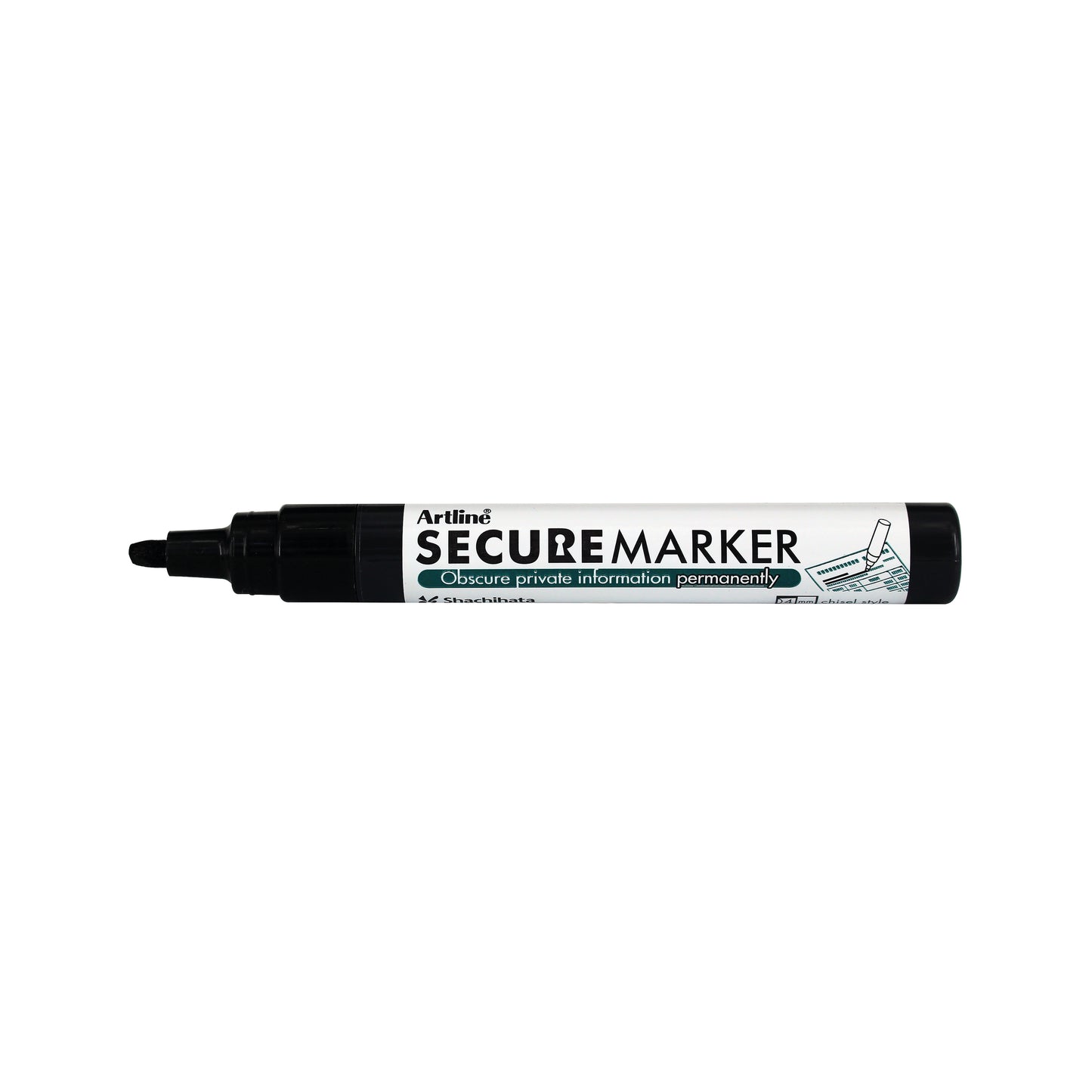 Artline Secure Redacting Marker Black EKSC4-C1