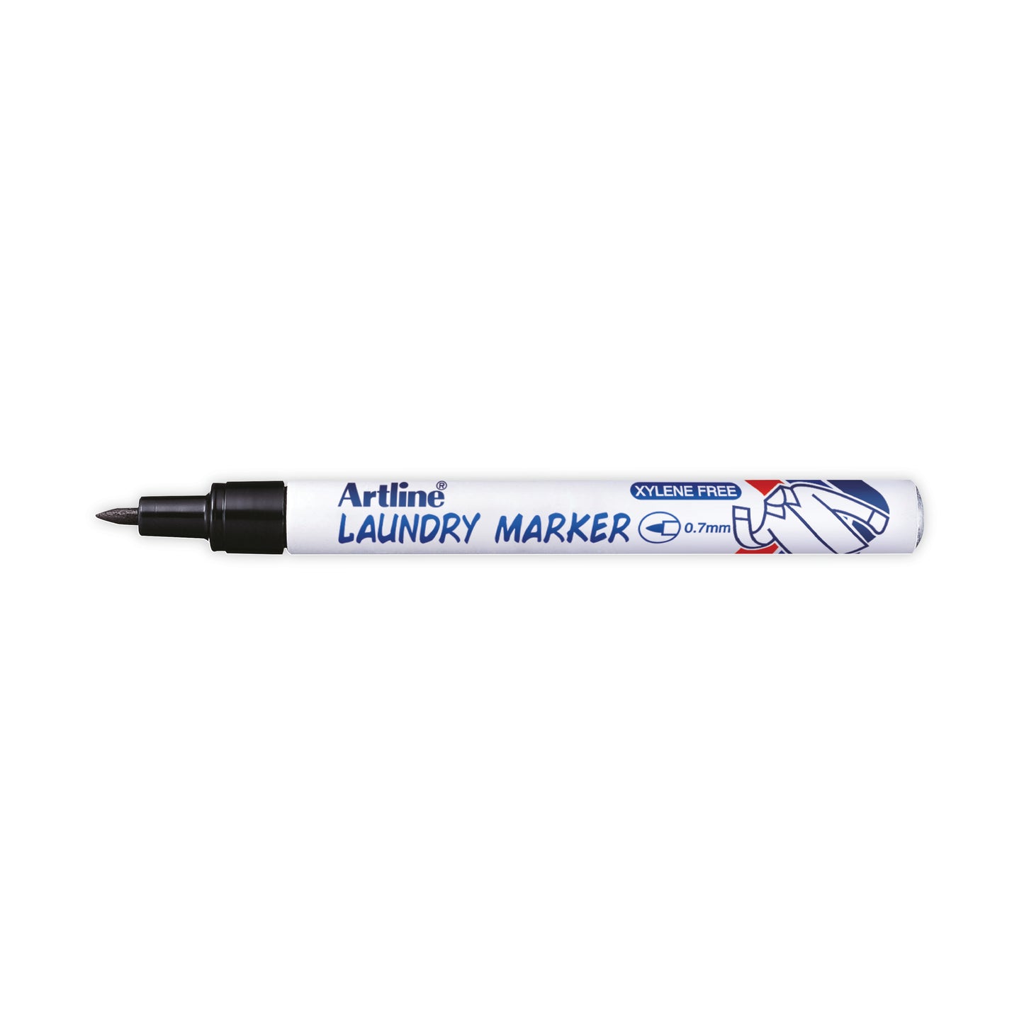 Artline 750 Laundry Marker Bullet Tip Fine Black (Pack of 12) A750