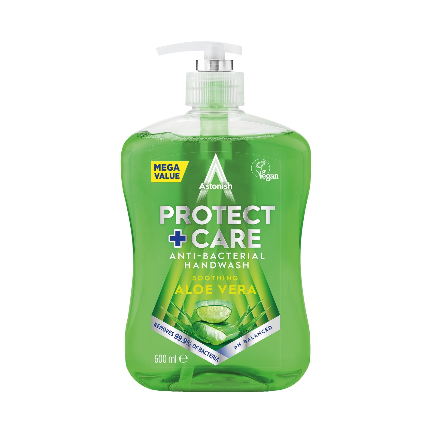 Astonish Anti Back Handwash 600ml Aloe Vera Green (Pack of 12) AST21183