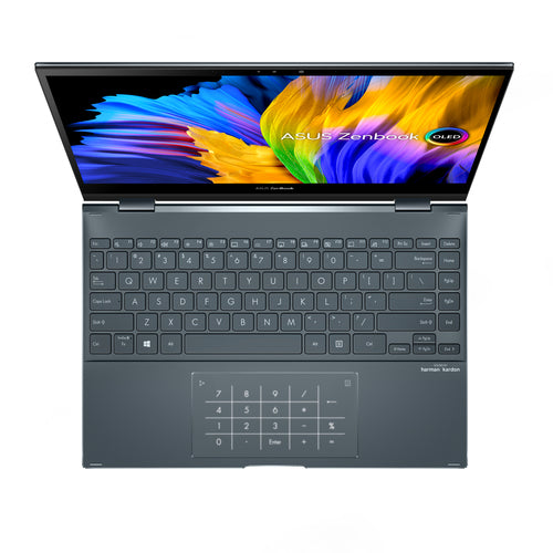 ASUS Zenbook Flip 13 OLED UX363EA-HP768W Intel® Core™ i7 i7-1165G7 Hybrid (2-in-1) 33.8 cm (13.3") Touchscreen Full HD 16 GB LPDDR4x-SDRAM 1 TB SSD Wi-Fi 6 (802.11ax) Windows 11 Home Grey