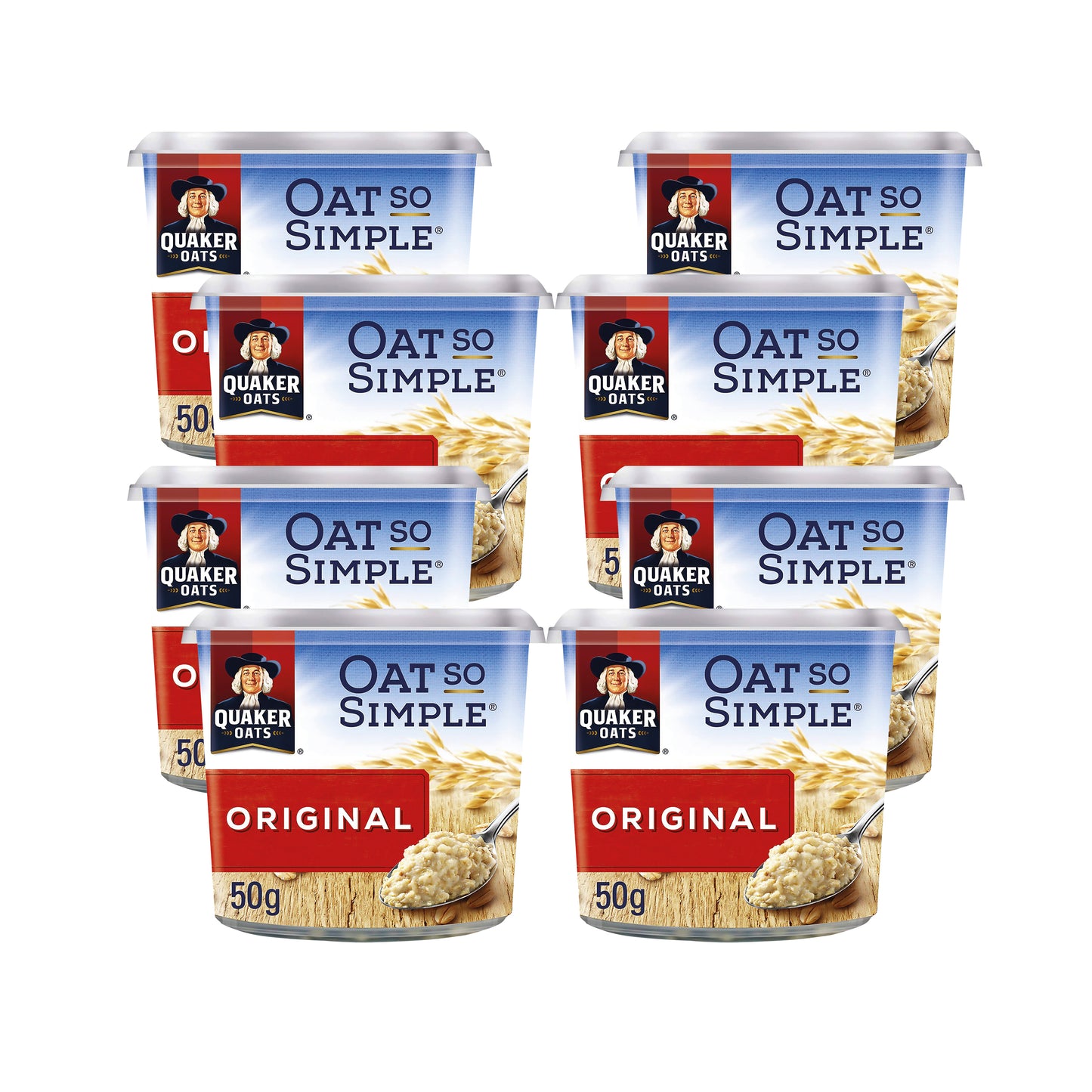 Oat So Simple Original Porridge Pot 45g (Pack of 8) 199985