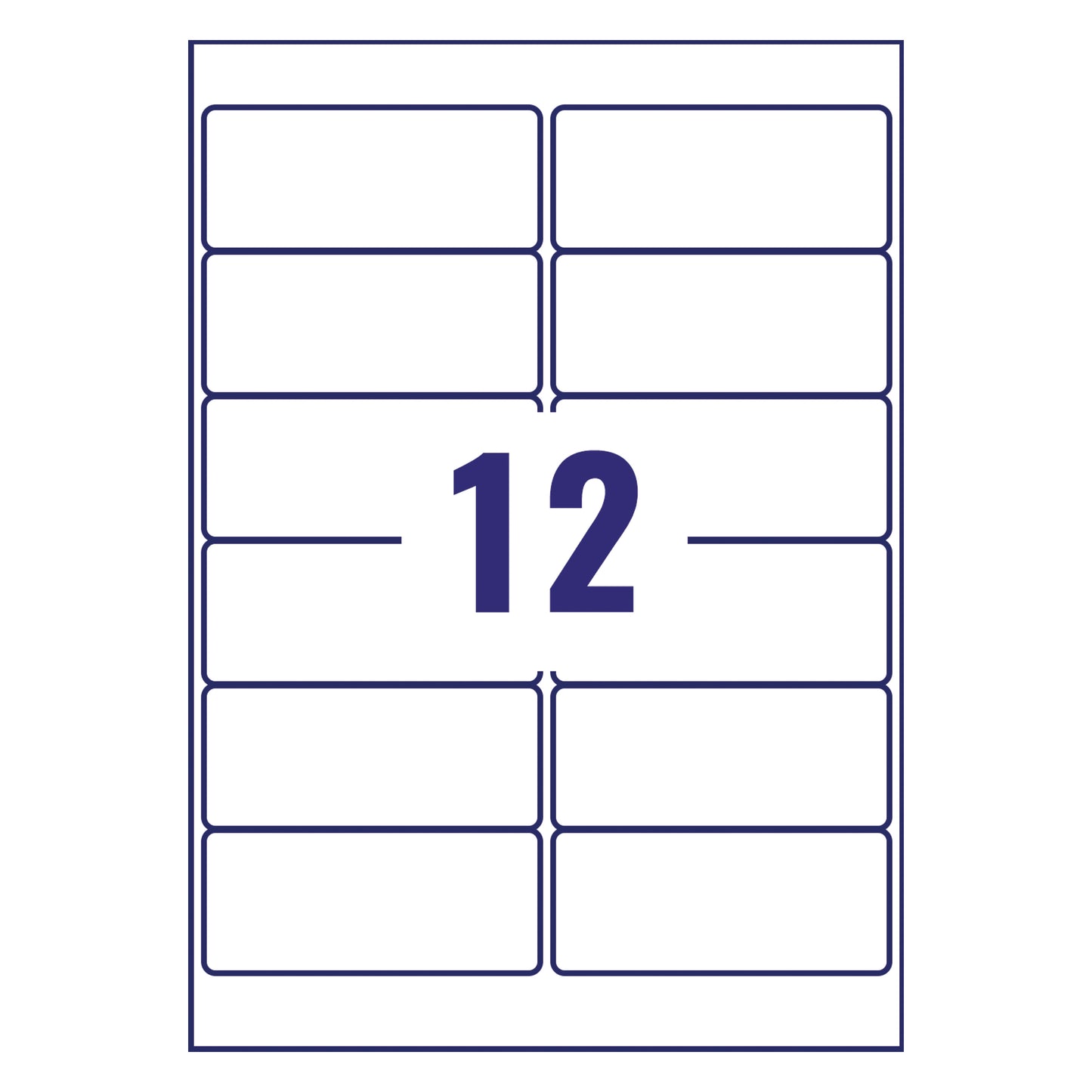 Avery Laser Label 99.1x42.3mm Heavy Duty White (Pack of 240) L4776-20