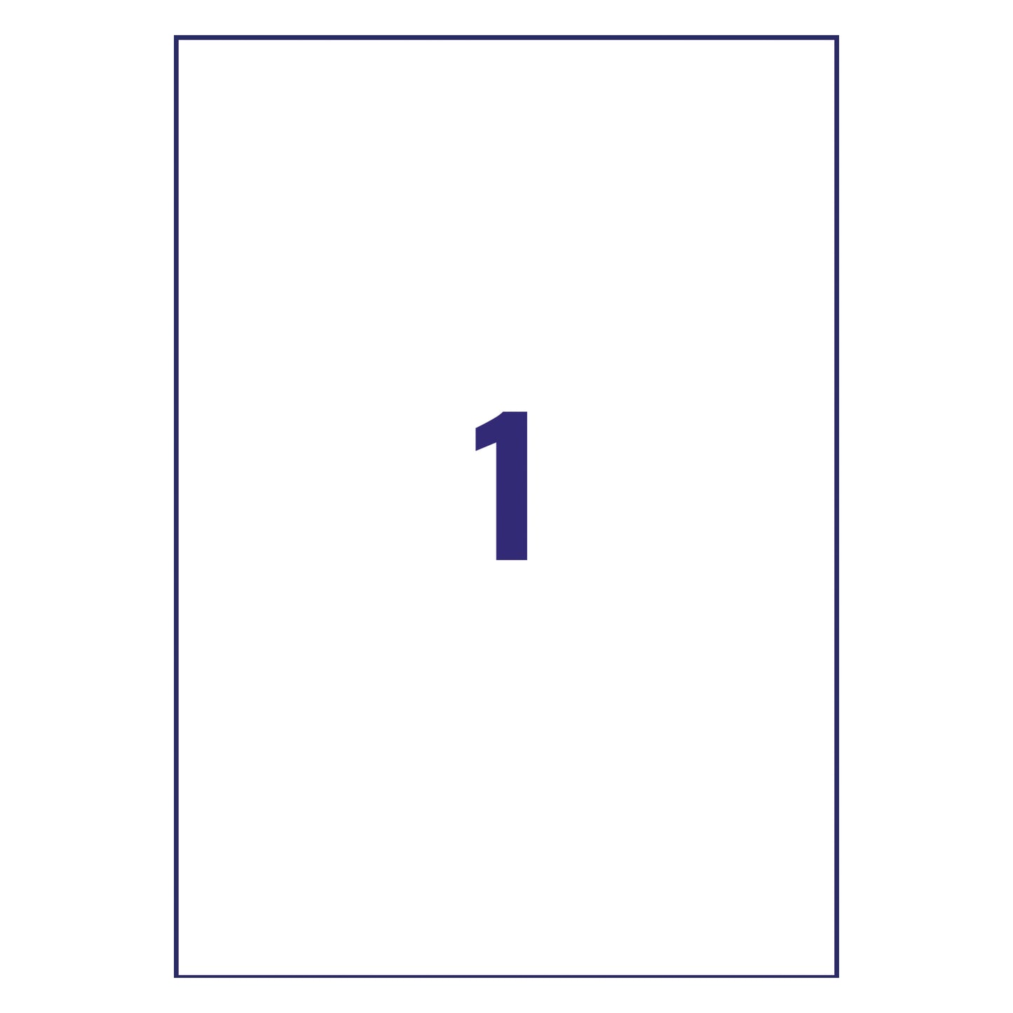 Avery Ultra Resistant Labels 210x297mm (Pack of 20) B4775-20