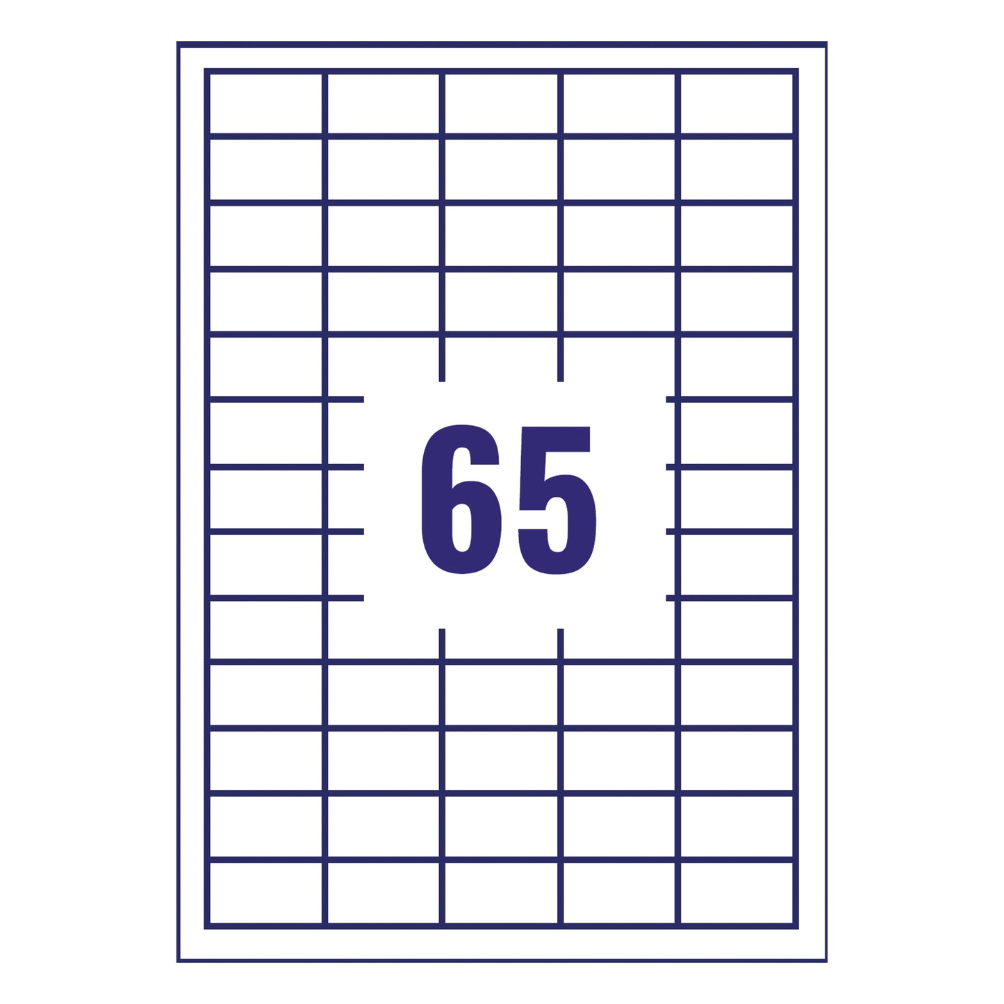 Avery Ultra Resistant Lavels 38x21mm (Pack of 1300) B7651-20