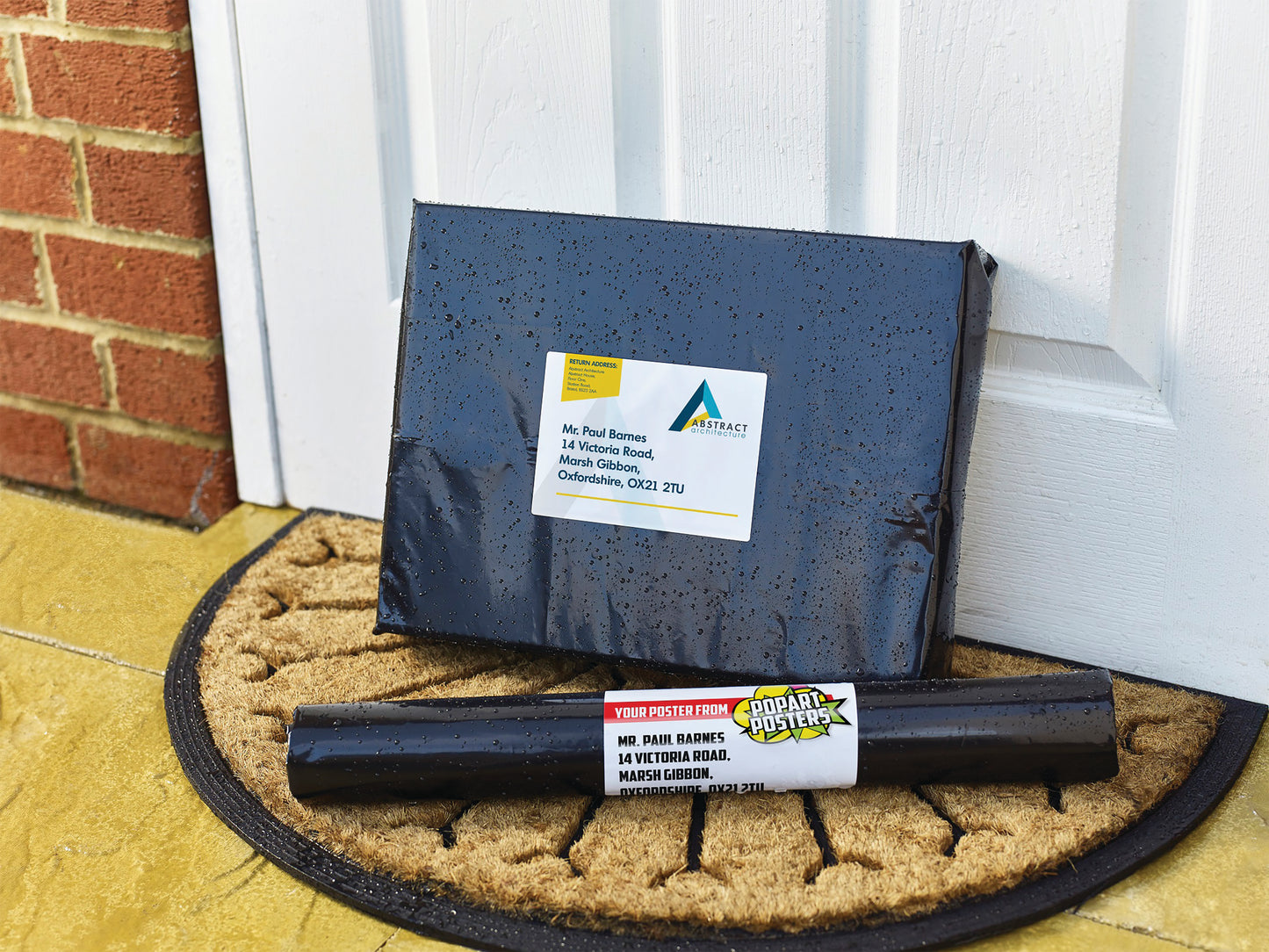 Avery Waterproof Paper Label 199x143mm 2 Per Sheet (Pack of 50) L7996-25