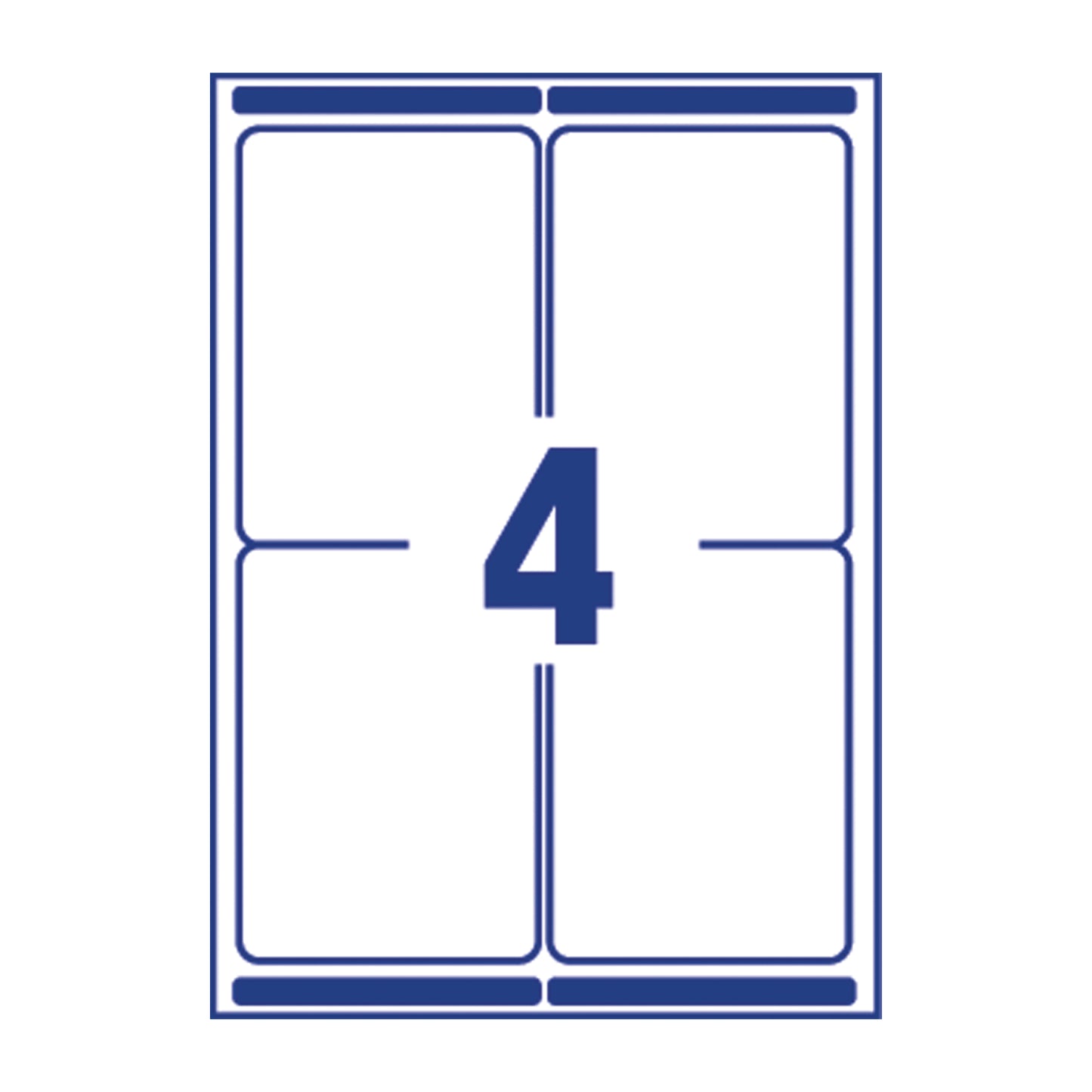 Avery Ultragrip Laser Labels 139x99.1mm White (Pack of 1000) L7169-250