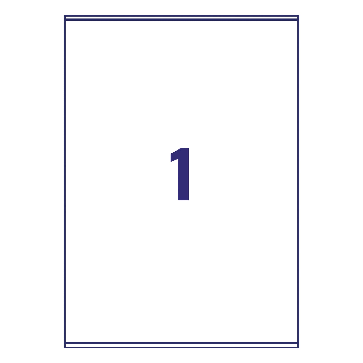 Avery Ultragrip Laser Labels 199.6x289.1mm Wht (Pack of 500) L7167-500