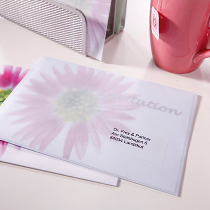 Avery Laser Labels 38x21mm 65 Per Sheet Clear (Pack of 1625) L7551-25