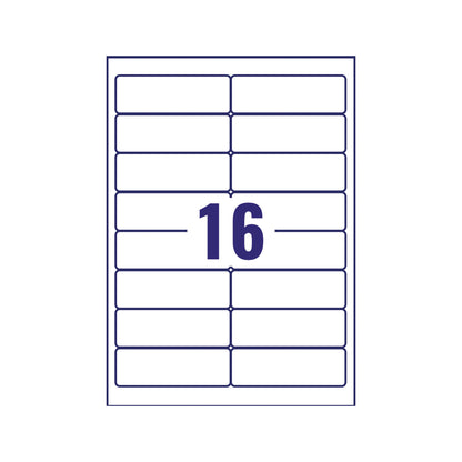 Avery Clear Laser Labels 99x34mm (Pack of 400) L7562-25