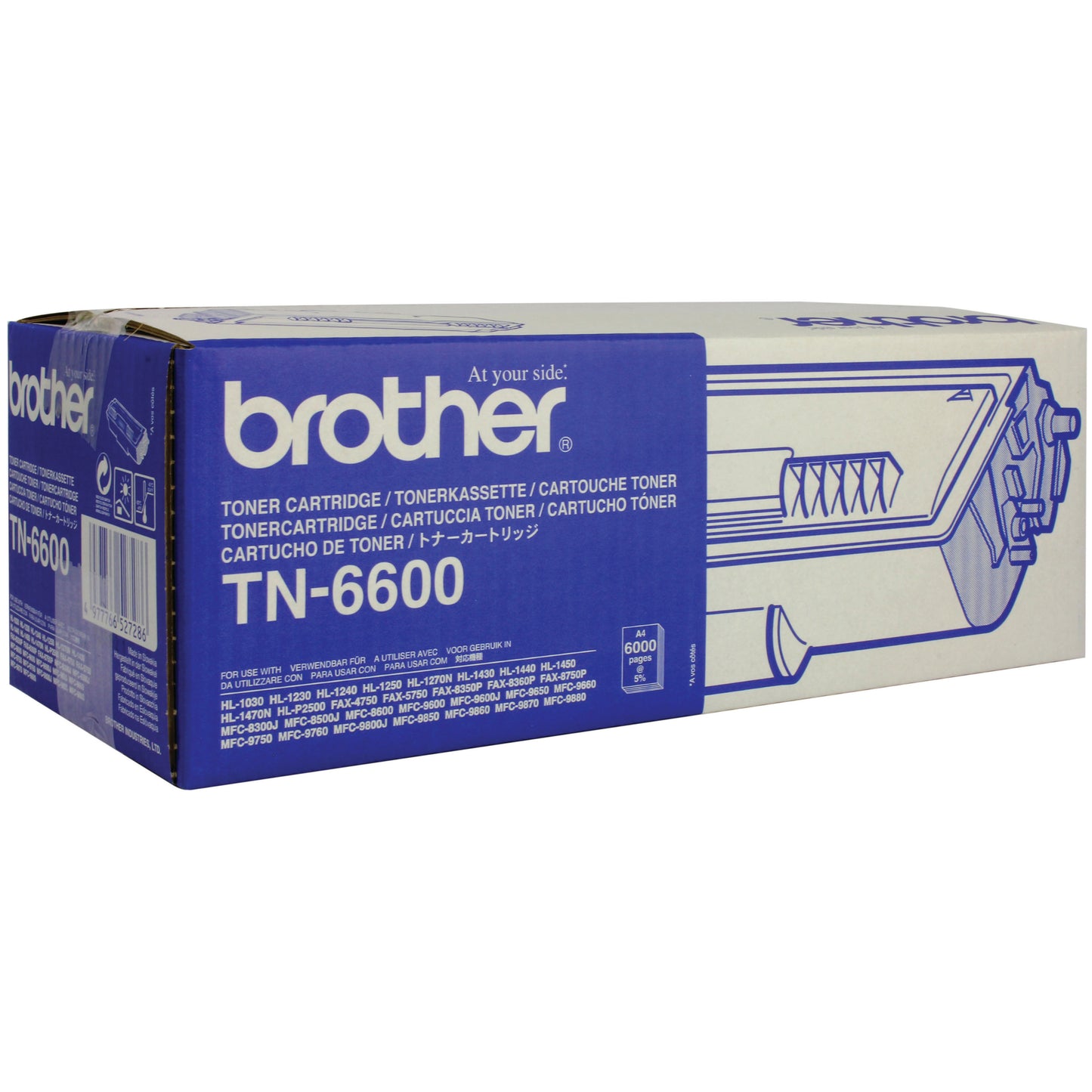 Brother TN-6600 toner cartridge 1 pc(s) Original Black