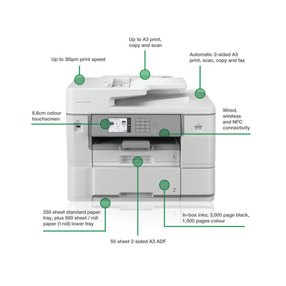 Brother MFC-J6959DW multifunction printer Inkjet A3 1200 x 4800 DPI 30 ppm Wi-Fi