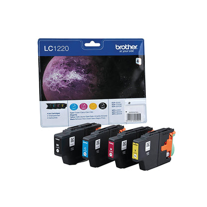 Brother LC1240VALBP ink cartridge 4 pc(s) Original Black, Cyan, Magenta, Yellow