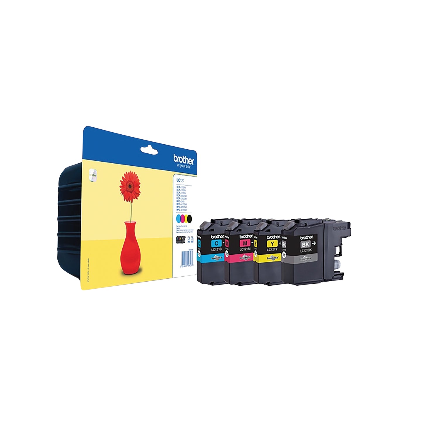 Brother LC121 Inkjet Cartridge Multipack CMYK LC121VALBP