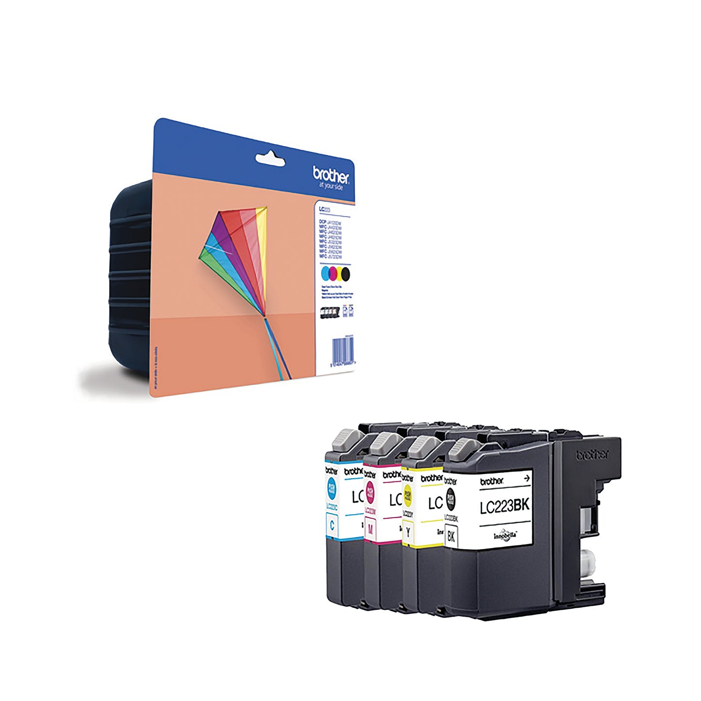 Brother Inkjet Cartridge Multipack CMYK LC223VALBP