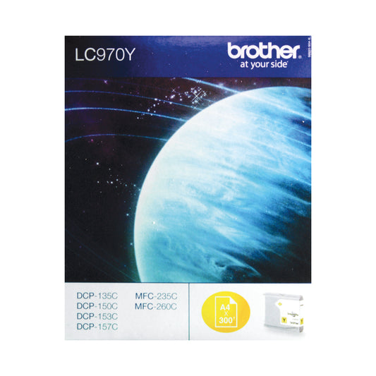 Brother LC970Y Inkjet Cartridge Yellow LC970Y