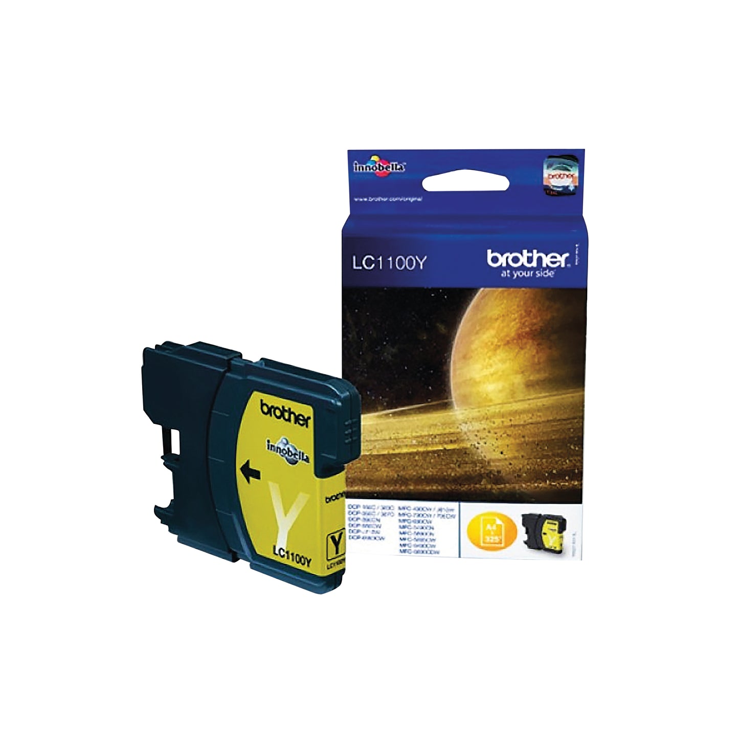 Brother LC1100Y Inkjet Cartridge Yellow LC1100Y