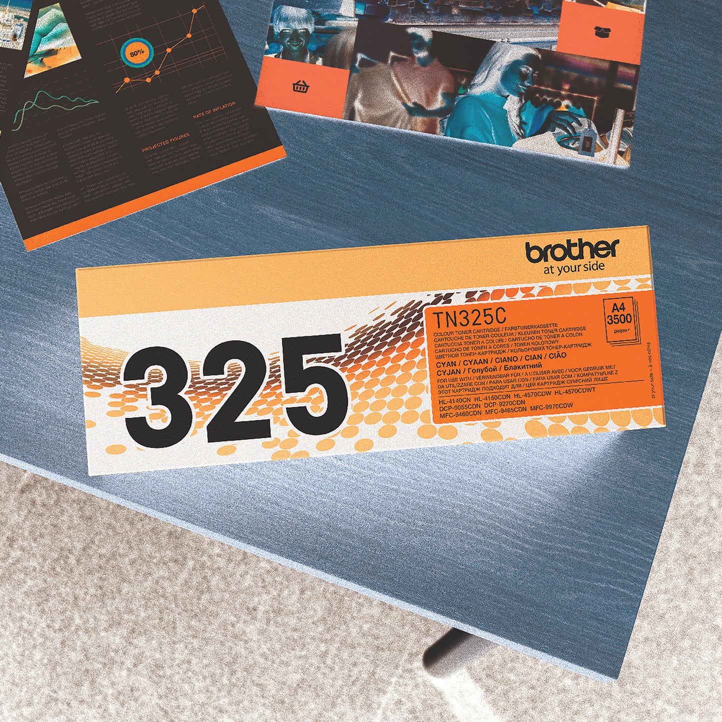 Brother TN-325C toner cartridge 1 pc(s) Original Cyan