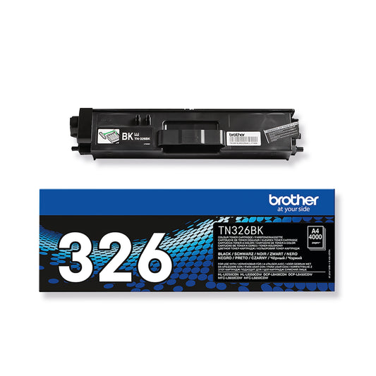 Brother TN-326BK Toner Cartridge High Yield Black TN326BK