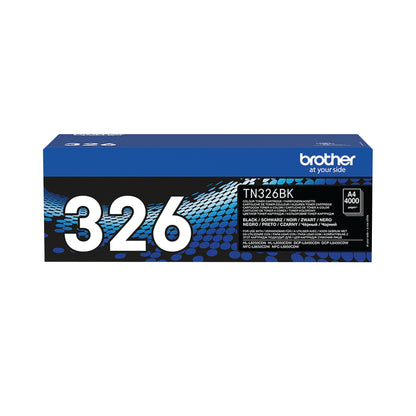 Brother TN-326BK Toner Cartridge High Yield Black TN326BK