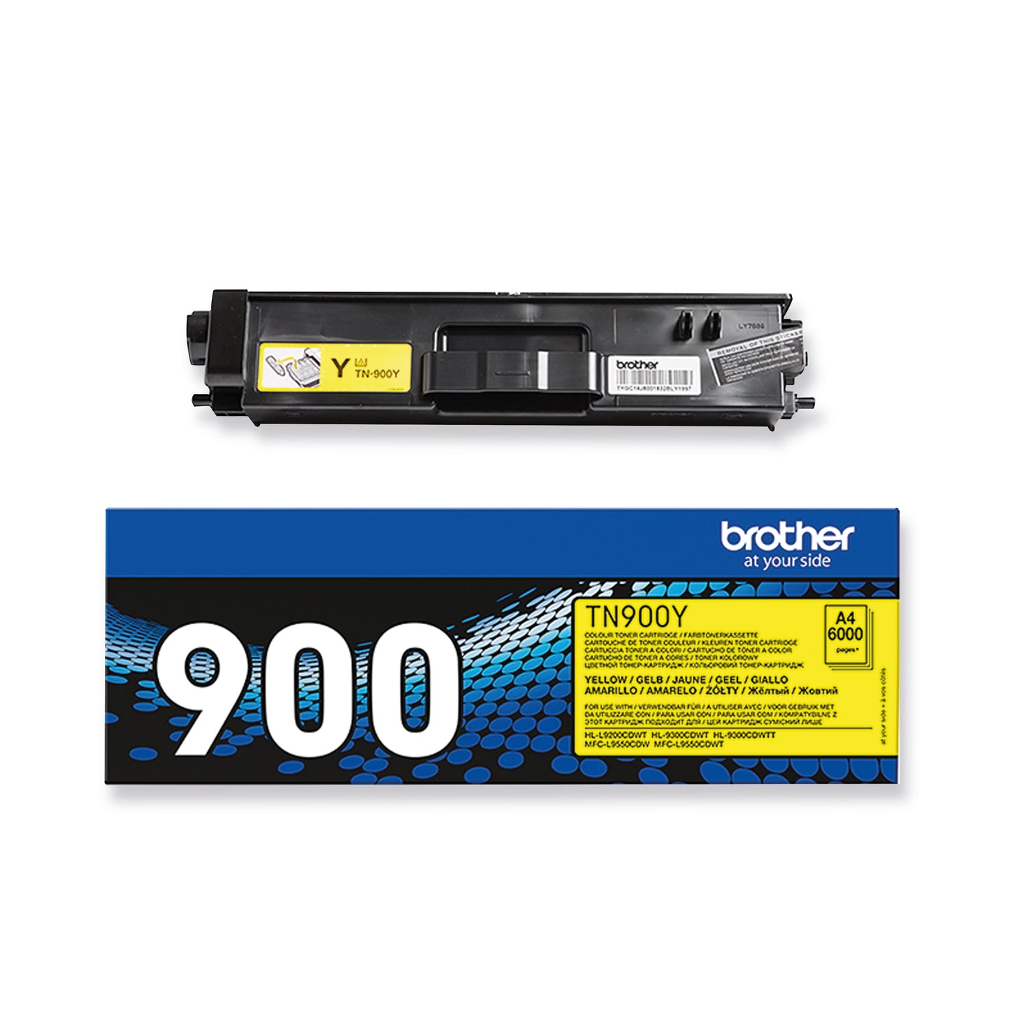 Brother TN-900Y Toner Cartridge Super High Yield Yellow TN900Y