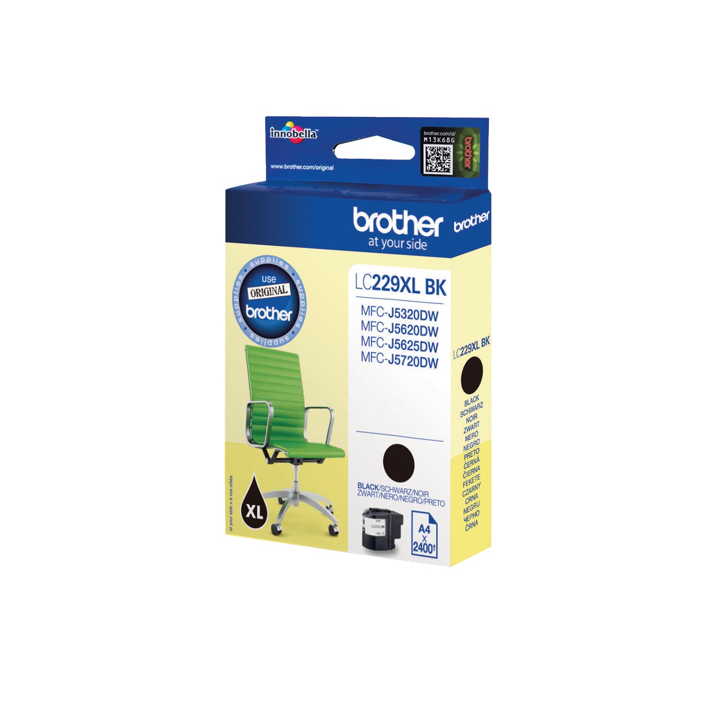 Brother LC229XLBK Inkjet Cartridge High Yield Black LC229XLBK