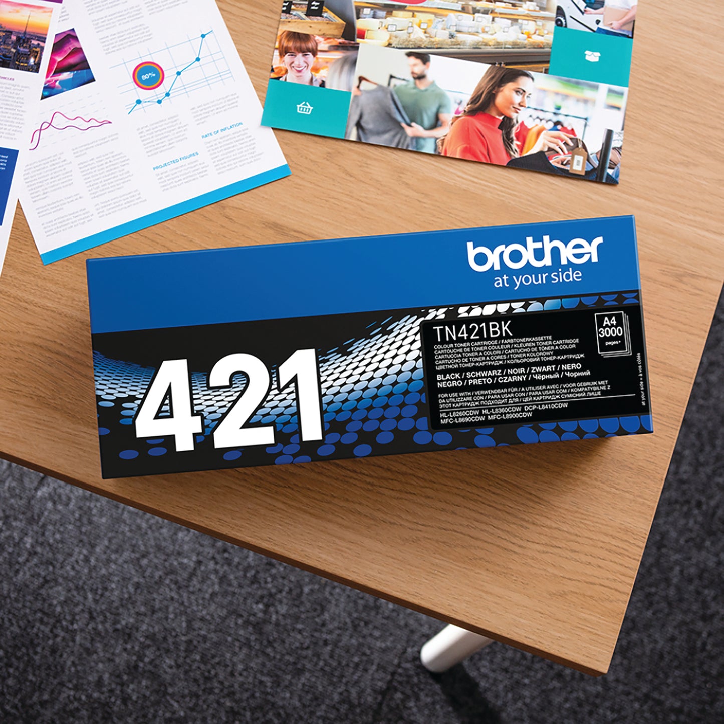 Brother TN-421BK Toner Cartridge Black TN421BK