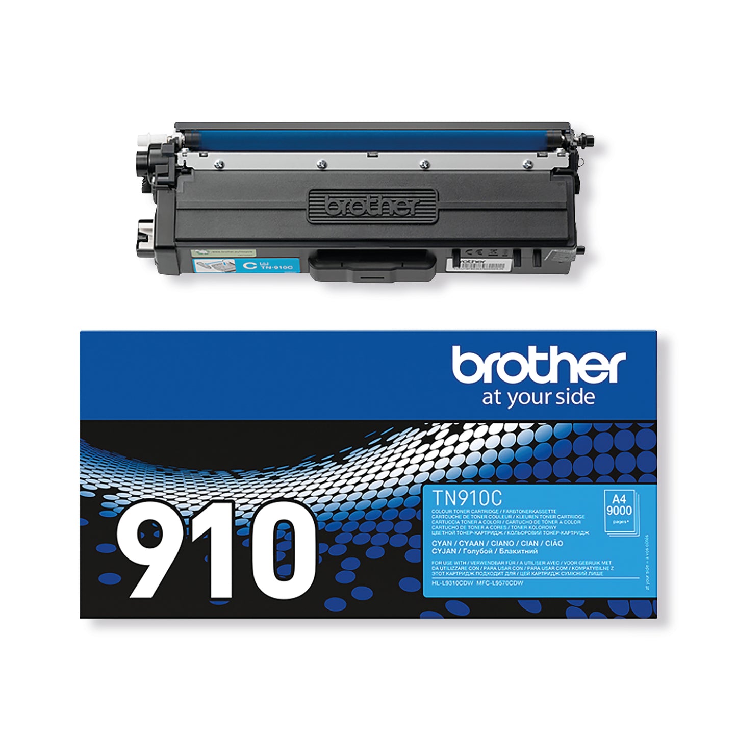 Brother TN-910C Toner Cartridge Ultra High Yield Cyan TN910C