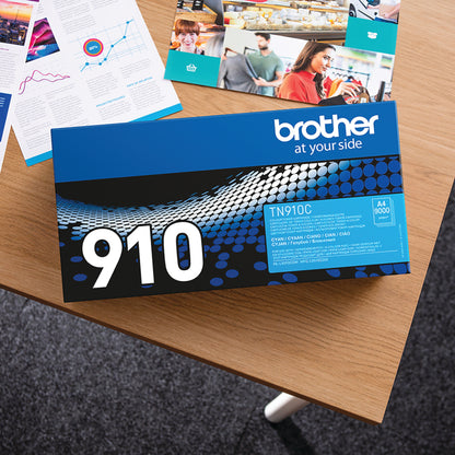 Brother TN-910C Toner Cartridge Ultra High Yield Cyan TN910C