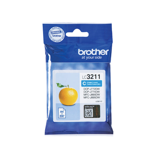 Brother LC3211C Inkjet Cartridge Cyan LC3211C