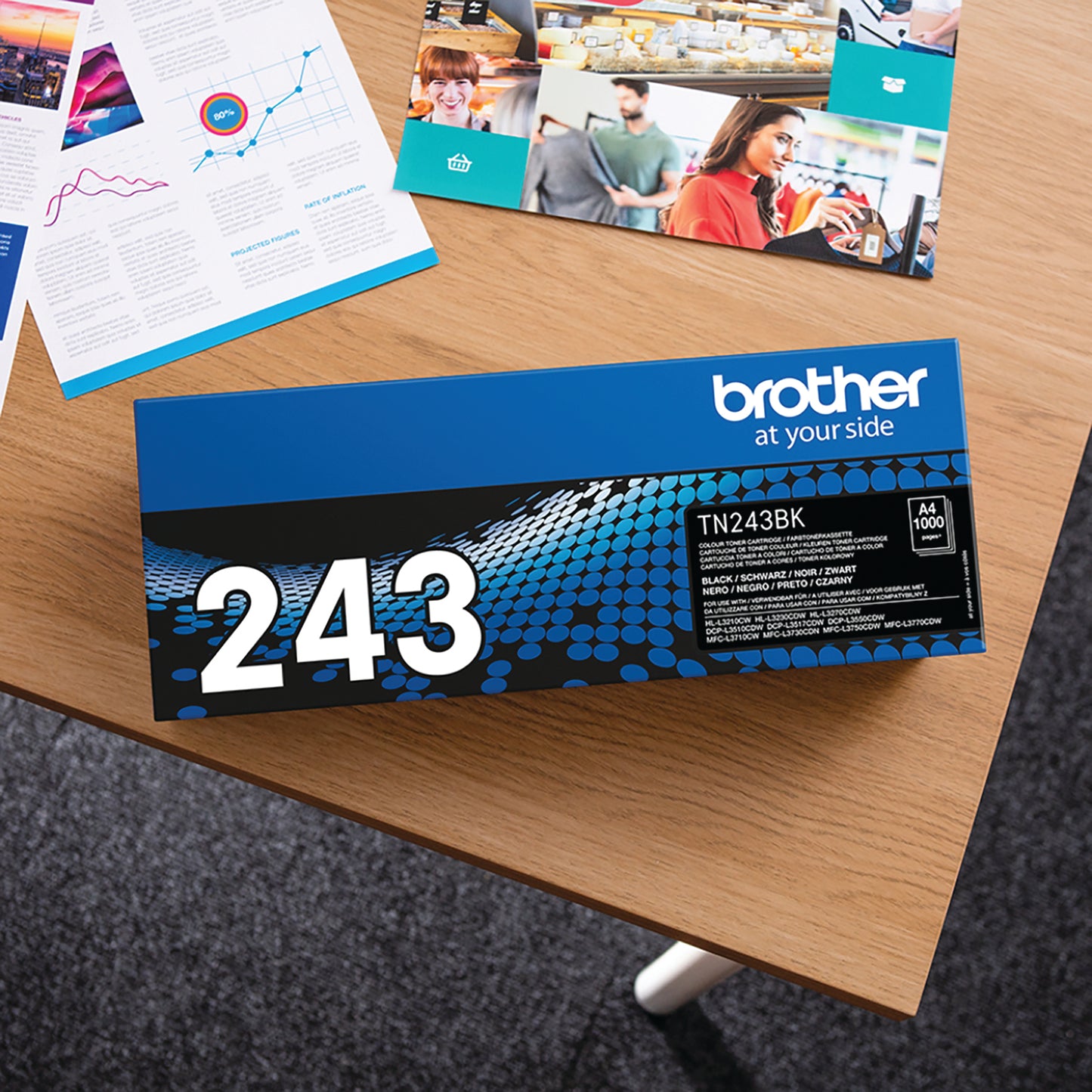 Brother TN-243BK toner cartridge 1 pc(s) Original Black