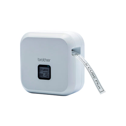 Brother P-touch Cube Plus Label Printer with Bluetooth White PTP710BTHZ1