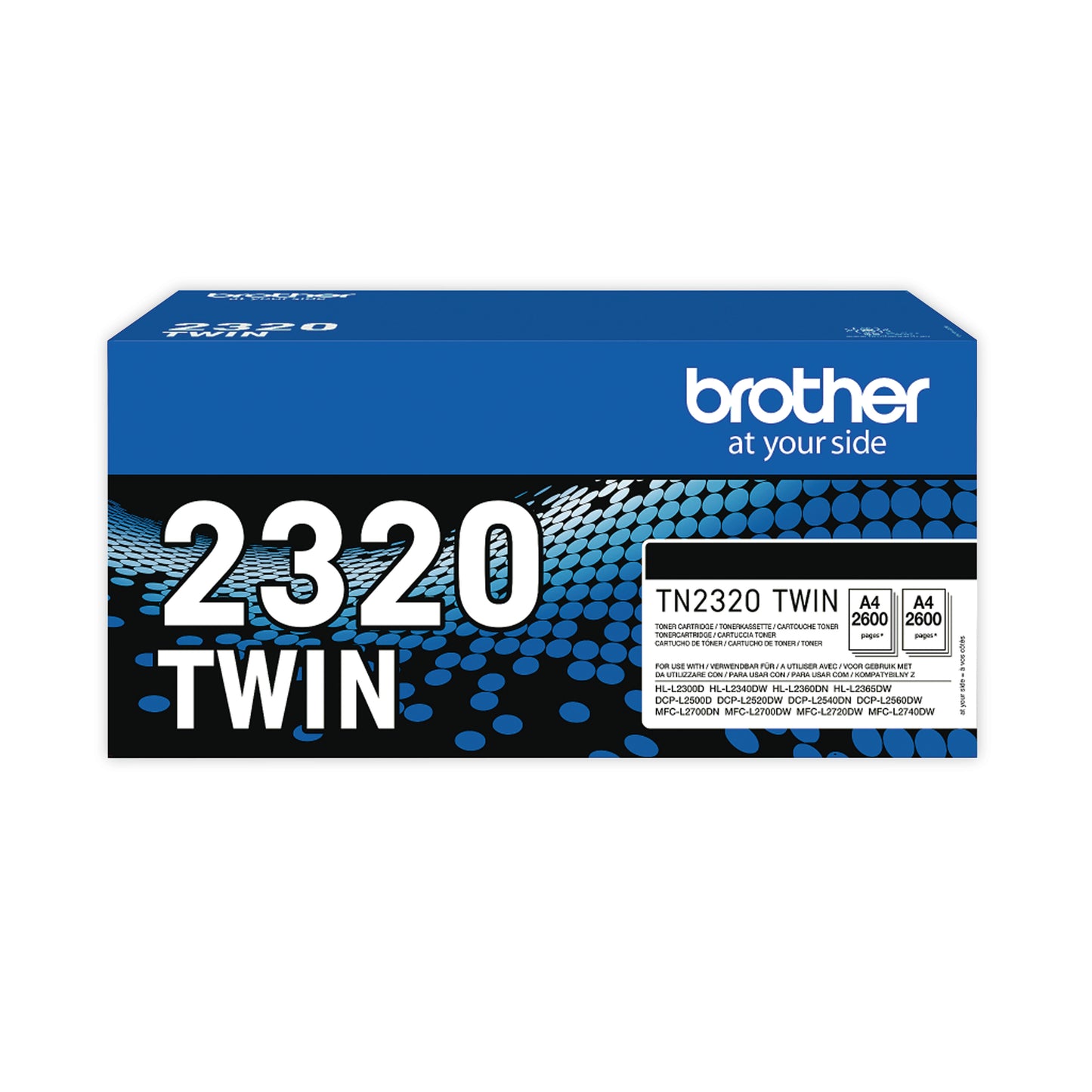 Brother TN-2320TWIN Toner Cartridge Twin Pack High Yield Black TN2320TWIN