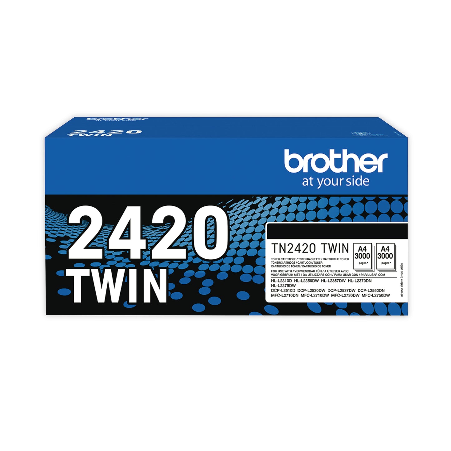 Brother TN-2420TWIN Toner Cartridge Twin Pack High Yield Black TN2420TWIN